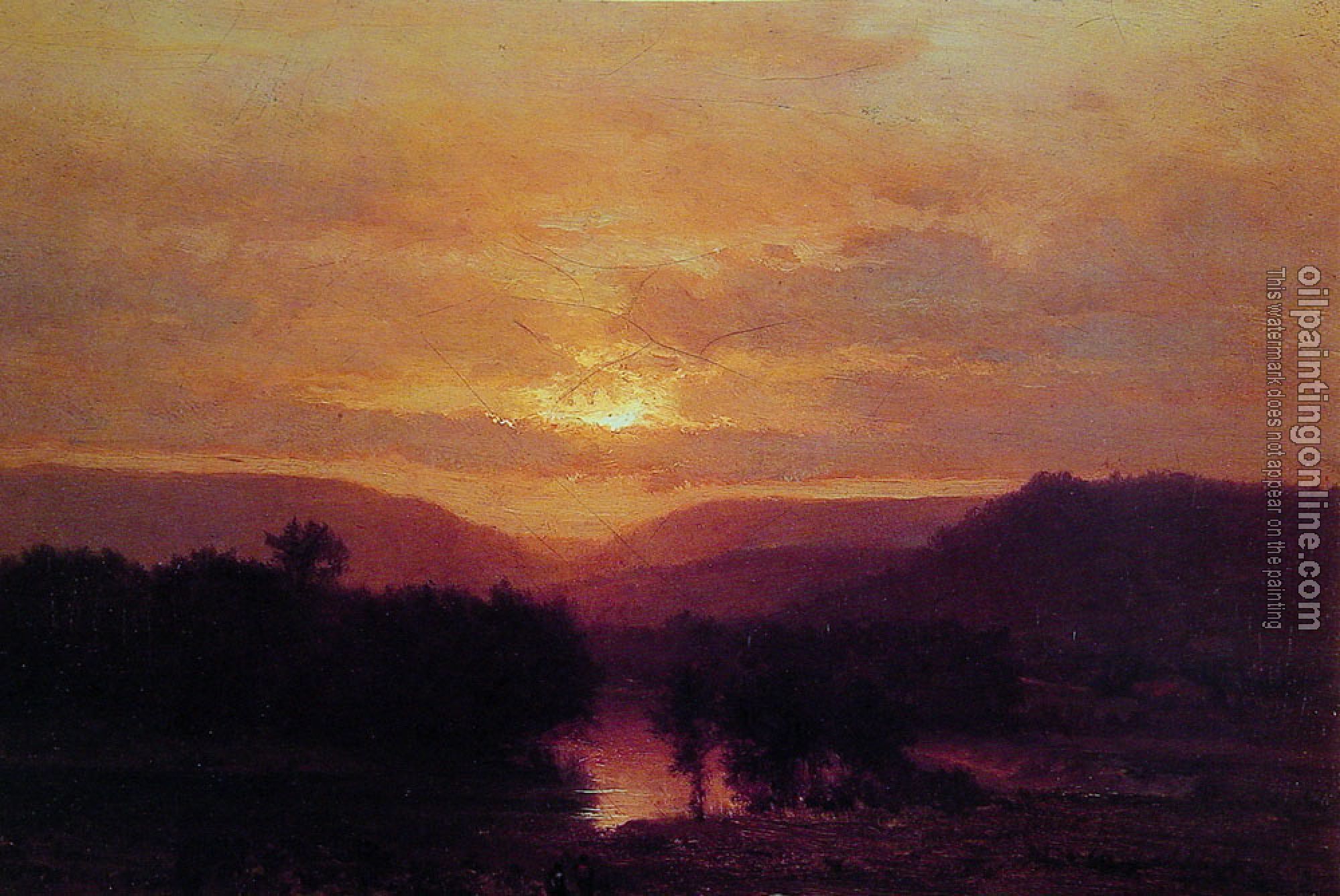 George Inness - Sunset